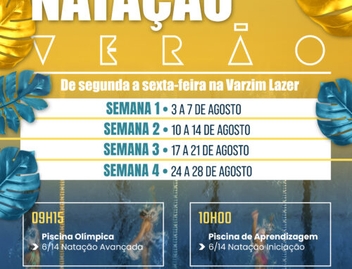 Aulas de Natação de Verão 2026
